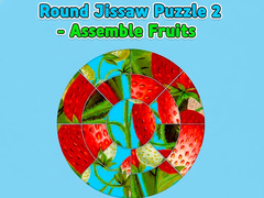 Jogo Round jigsaw Puzzle 2 - Assemble Fruits