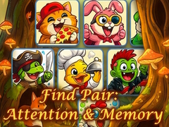 Jogo Find Pair: Attention & Memory