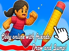 Jogo Obby online with friends: Draw and Jump!