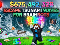 Jogo Escape Tsunami Waves for Brainrots