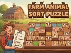 Jogo Farm Animal Sort Puzzle