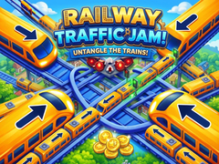 Jogo Railway Traffic Jam! Untangle the Trains!
