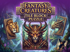 Jogo Fantasy Creatures Tile Block Puzzle