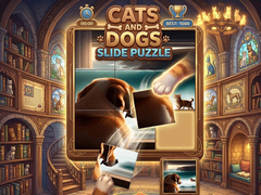 Jogo Cats and Dogs Slide Puzzle