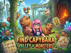 Jogo Find Capybara: Valley of Monsters