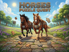 Jogo Horses Puzzle Quest