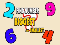 Jogo Find Number Biggest and Smallest