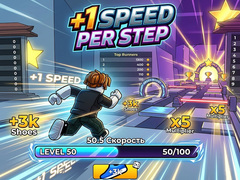 Jogo +1 Speed per Step - Obby Mode