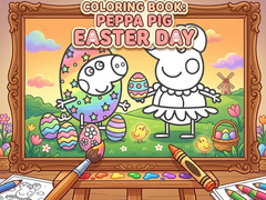 Jogo Coloring Book: Peppa Pig Easter Day