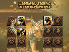 Jogo Animal Tiger Memory Match