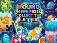 Jogo Round Jigsaw Puzzle - Collect the Letter