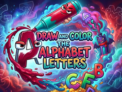 Jogo Draw and Color the Alphabet Letters
