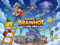 Jogo Ladder to Brainhot: Climb Obby