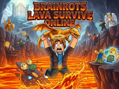 Jogo Brainrots Lava Survive Online