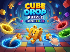Jogo Cube Drop Puzzle: Match Color