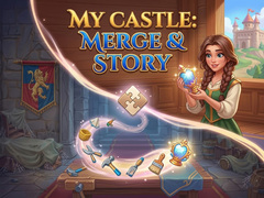Jogo My Castle. Merge & Story