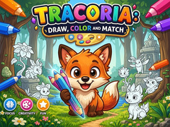 Jogo Tracoria: Draw, Color & Match