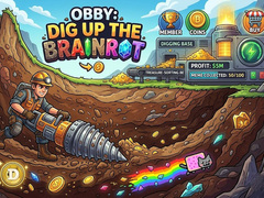 Jogo Obby: Dig Up The Brainrot!