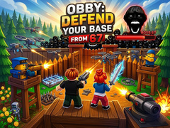 Jogo Obby: Defend your base from 67