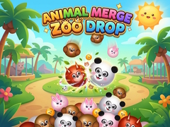 Jogo Animal Merge Zoo Drop