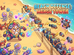 Jogo Beach Defense: Merge Tower
