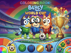 Jogo Coloring Book: Bluey World Cup