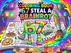 Jogo Coloring Book: 67 Steal A Brainrot