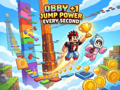 Jogo Obby +1 Jump Power Every Second