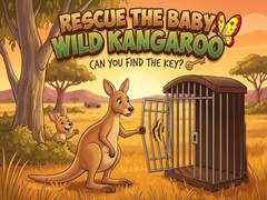 Jogo Rescue the Baby Wild Kangaroo