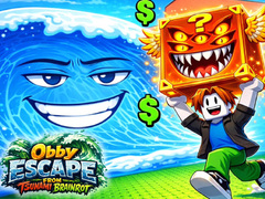 Jogo Obby Escape from Tsunami Brainrot
