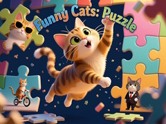 Jogo Funny Cats: Puzzle