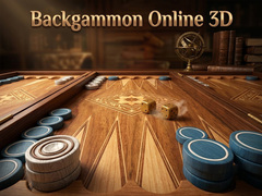 Jogo Backgammon Online 3D