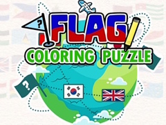 Jogo Flag Coloring Puzzle