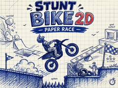 Jogo Stunt Bike 2D Paper Race