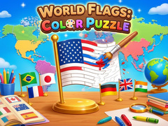 Jogo World Flags: Color Puzzle