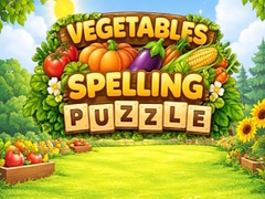 Jogo Vegetable Spelling Puzzle