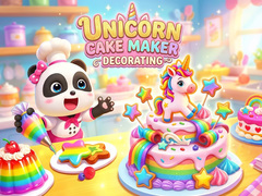 Jogo Unicorn Cake Maker Decorating 