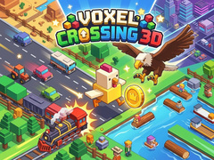 Jogo Voxel Crossing 3D