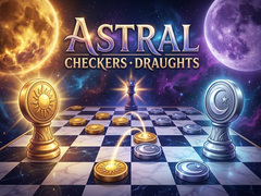 Jogo Astral Checkers Draughts
