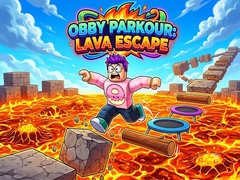 Jogo Obby Parkour: Lava Escape