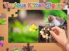 Jogo Curious Kitten Jigsaw