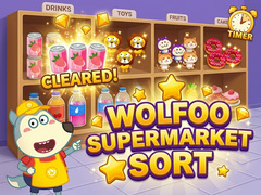 Jogo Wolfoo Supermarket Sort