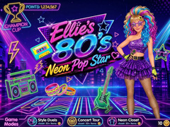 Jogo Ellie’s 80’s Neon Pop Star