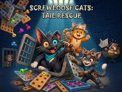 Jogo Screwloose Cats: Tail Rescue