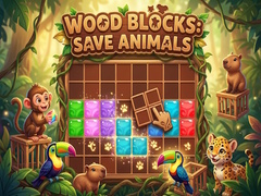Jogo Wood Blocks: Save Animals