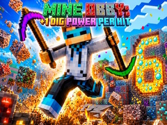 Jogo Mine Obby: +1 Dig Power per Hit