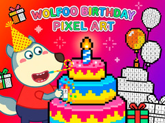 Jogo Wolfoo Birthday Pixel Art