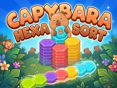 Jogo Capybara Hexa Sort