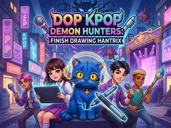 Jogo DOP KPop Demon Hunters: Finish Drawing Hantrix