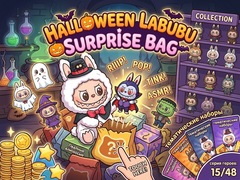 Jogo Halloween Labubu Surprise Bag